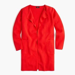 J. Crew Juliette collarless sweater blazer ❤️